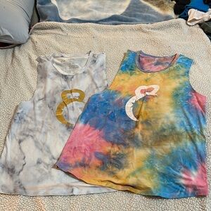 Zyia colorful Tie-Dye and Marble Tank Tops Size XXL